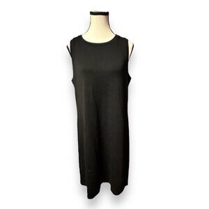 Gaian Simple Black Dress L